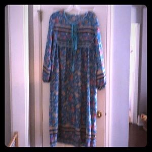 NWOT - bohemian style maxi dress - never worn